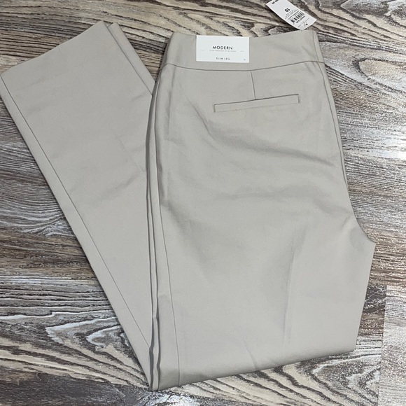 Ann Taylor Factory Pants - Ann Taylor Modern Slim Leg Slacks Sz 10